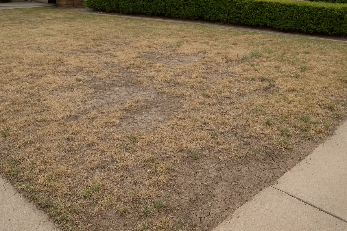 Lawn &amp; Turf Installation before